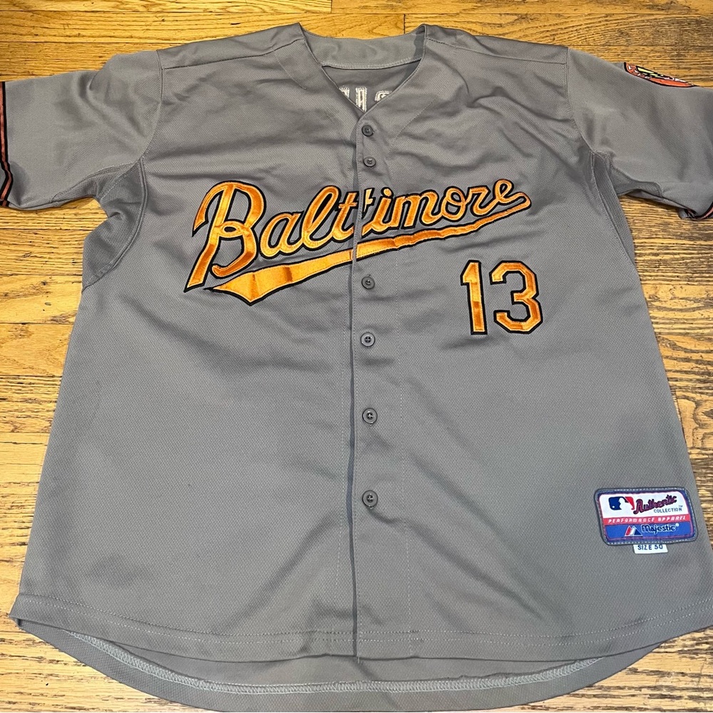 Manny Muchado Baltimore Orioles Gray Jersey size 2XL